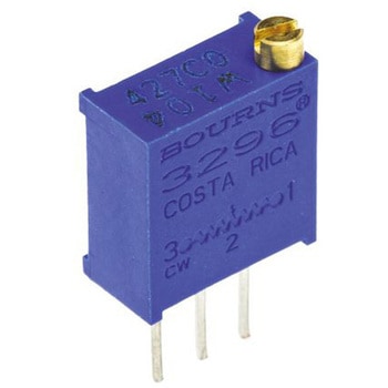 Bourns 半固定抵抗器(トリマポテンショメータ) 100kΩ スルーホール 25回転型 3296W-1-104LF BOURNS