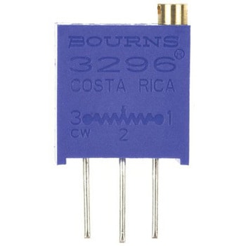 Bourns 半固定抵抗器(トリマポテンショメータ) 2.2kΩ スルーホール 25回転型 3296Y-1-222LF BOURNS