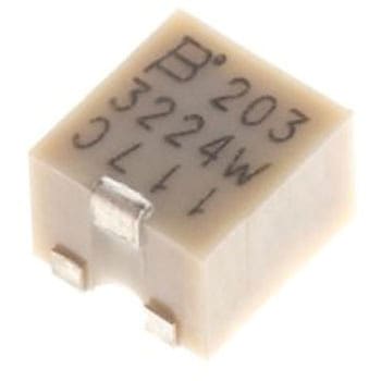 Bourns 半固定抵抗器(トリマポテンショメータ) 20kΩ 表面実装 12回転型 3224W-1-203E BOURNS