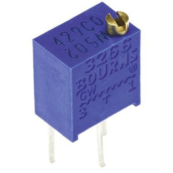 Bourns 半固定抵抗器(トリマポテンショメータ) 5kΩ スルーホール 12回転型 3266W-1-502LF BOURNS