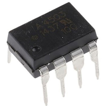 Broadcom (ブロードコム) フォトカプラ， スルーホール実装 チャンネル数：1， トランジスタ出力， HCPL-4503-000E BROADCOM