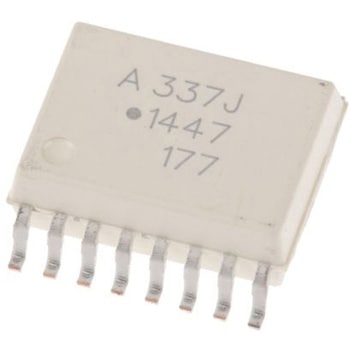 Broadcom (ブロードコム) フォトカプラ， 表面実装 チャンネル数：1， IGBT，MOSFET ゲート駆動用， ACPL-337J-000E - BROADCOM