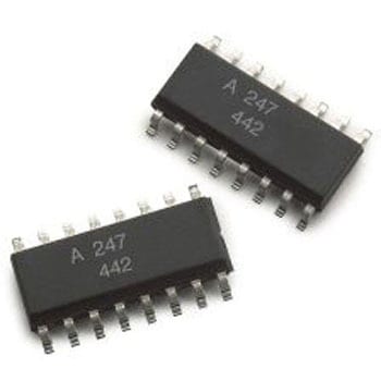 Broadcom (ブロードコム) フォトカプラ， 表面実装 チャンネル数：4， トランジスタ出力， ACPL-247-560E BROADCOM