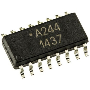 Broadcom (ブロードコム) フォトカプラ， 表面実装 チャンネル数：4， トランジスタ出力， ACPL-244-500E - BROADCOM