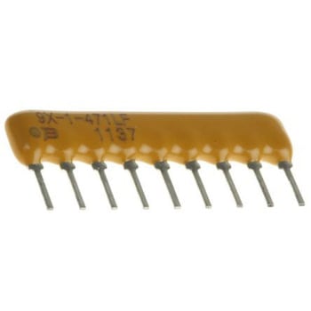 Bourns 抵抗アレイ， 470Ω， 1.13W， ±2%， 素子数：8 BOURNS