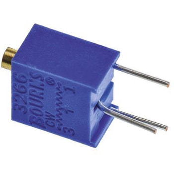 Bourns 半固定抵抗器(トリマポテンショメータ) 1kΩ スルーホール 12回転型 3266W-1-102LF BOURNS