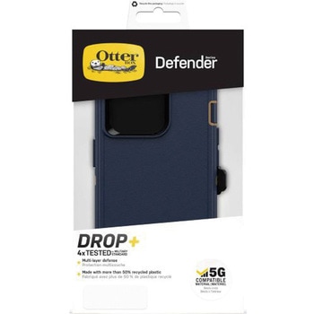 iPhone14Proケース DEFENDER ブルースエードシューズ OtterBOX