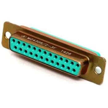 Amphenol India D-subコネクタ， 25極， メス， パネルマウント， M24308/2-3F AMPHENOL