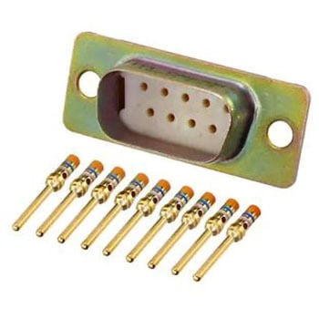 Amphenol India D-subコネクタ， 9極， オス， パネルマウント， M24308/4-1F - AMPHENOL
