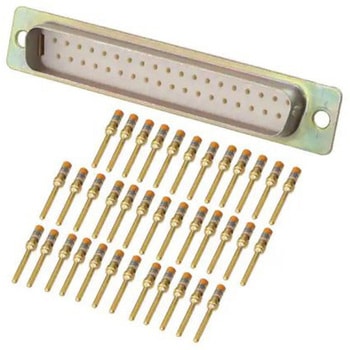 Amphenol India D-subコネクタ， 37極， オス， パネルマウント， M24308/4-4F AMPHENOL