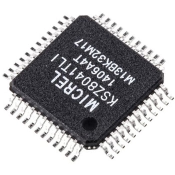 マイクロチップ，  イーサネットトランシーバ IEEE 802.3u， 3.3 V， 48-Pin TQFP MICROCHIP