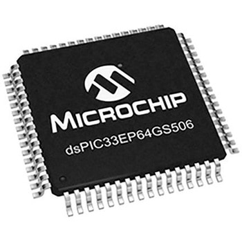 マイクロチップ，  デジタルシグナルプロセッサ， 64-Pin TQFP， DSPIC33EP64GS506-I/PT MICROCHIP