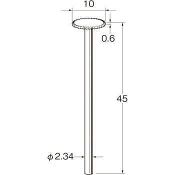 精密加工用スチールカッターC1610 リューター