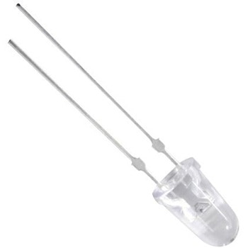 Broadcom LED， 赤， スルーホール実装， 5 mm (T-1 3/4)， HLMP-EG1G-Y10DD BROADCOM