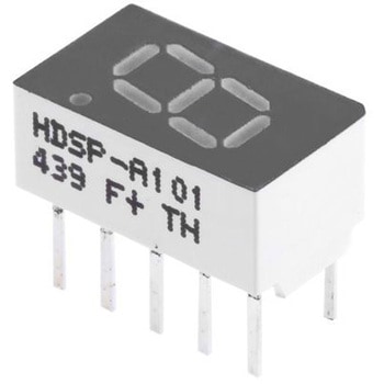 HDSP-A101 Broadcom LEDディスプレイ， 単桁， 赤， 数字表示器， 7セグメント， HDSP-A101 BROADCOM