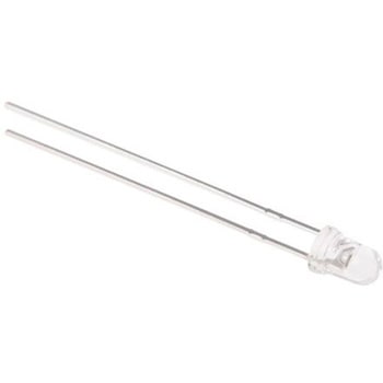 Broadcom LED， 赤， スルーホール実装， 3 mm 砲弾型 (T-1)， HLMP-Y601-J0000 BROADCOM