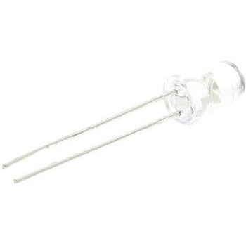 Broadcom LED， 緑， スルーホール実装， 5 mm (T-1 3/4)， HLMP-CM3A-Z10DD BROADCOM