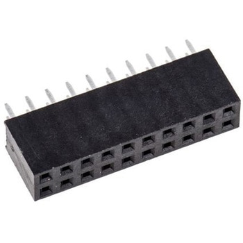 HARWIN 基板接続用ソケット 20 極 2.54mm 2 列 スルーホール実装 - HARWIN