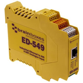 Brainboxes イーサネットスイッチ， ED-549 BRAINBOXES