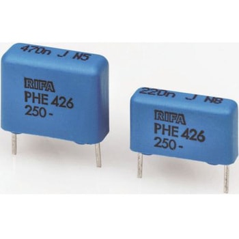 KEMET フィルムコンデンサ，160 V ac， 250 V dc，470nF，±5% KEMET