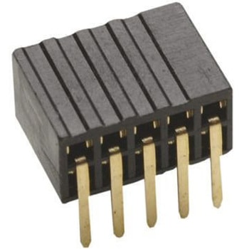 HARWIN 基板接続用ソケット 10 極 1.27mm 2 列 スルーホール実装 HARWIN