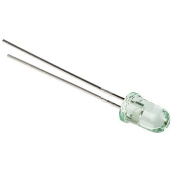 Broadcom LED， 緑， スルーホール実装， 5 mm (T-1 3/4)， HLMP-C515 BROADCOM