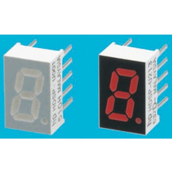 Broadcom LEDディスプレイ， 単桁桁， 赤， 数字表示器， 7セグメント， HDSP-U203 BROADCOM