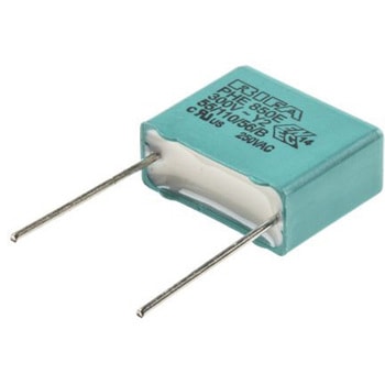 KEMET フィルムコンデンサ，1.25 kV dc， 300 V ac，22nF，±20% KEMET