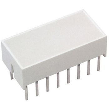 Broadcom LEDディスプレイ， 赤， ライトバー， 1セグメント， HLMP-2685 BROADCOM