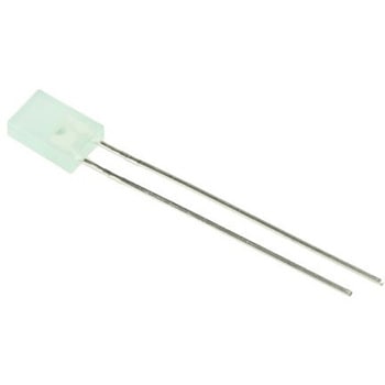 Broadcom LED， 緑， スルーホール実装， 長方形， HLMP-S501 BROADCOM