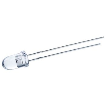 Broadcom LED， アンバー， スルーホール実装， 5 mm (T-1 3/4)， HLMP-EL1A-Z1KDD BROADCOM