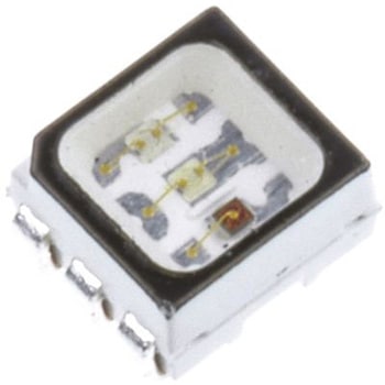 Broadcom LED， 緑，赤， 表面実装， PLCC-6， ASMT-YTB2-0BB02 BROADCOM