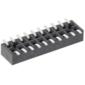 HARWIN 基板接続用ソケット 20 極 1.27mm 2 列 表面実装 - HARWIN