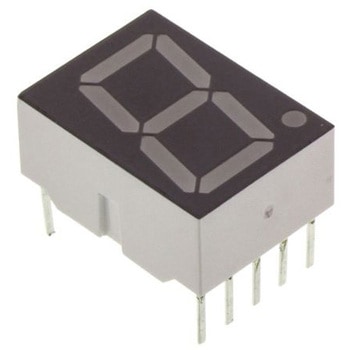 Broadcom LEDディスプレイ， 単桁， 赤， 数字表示器， 7セグメント， HDSP-3901 BROADCOM