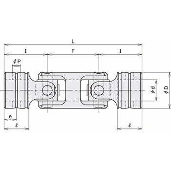 ユニバーサルジョイント 耐摩タイプHJD型 HJD-16 - 三好キカイ(旧:三好パイジョン)