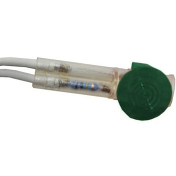 CAMDENBOSS パイロットランプ， 240V， 緑， 実装ホールサイズ:10mm， IND580405-240-T/GRN CAMDENBOSS