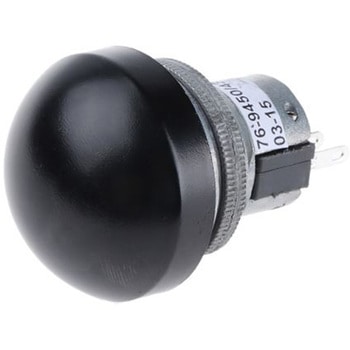 ITW Switches 押しボタンスイッチ， モーメンタリ， パネルマウント， SPDT， 76-9450/439088B ITW SWITCHES