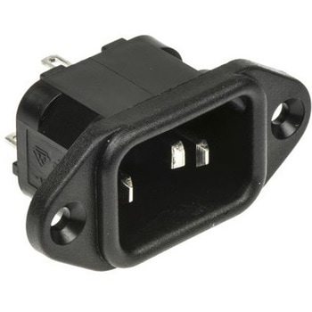 Bulgin IECコネクタ C14 オス パネルマウント 10A PX0580/28 BULGIN
