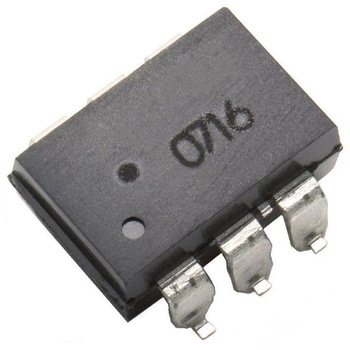 Broadcom ソリッドステートリレー 最大負荷電流:2.5 A 最大負荷電圧:60 V 表面実装， ASSR-1611-501E BROADCOM