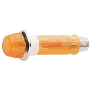 CAMDENBOSS パイロットランプ， 240V， オレンジ， 実装ホールサイズ:8mm， IND5032211-240-T/AMB CAMDENBOSS