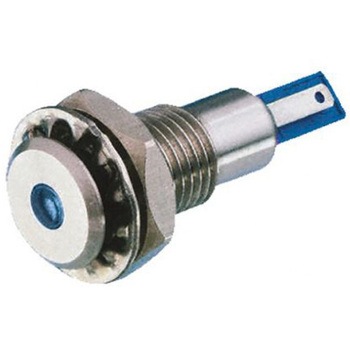 Bulgin パイロットランプ， 24V dc， 青， 実装ホールサイズ:12.2mm， DX0505/BL/24 BULGIN