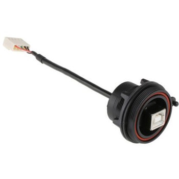 Bulgin USBケーブル， 5ピンソケット → USB B， PX0843/B BULGIN