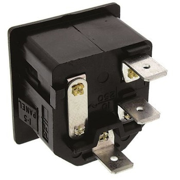 Bulgin IECコネクタ C14 オス スナップイン 10A 5 x 20mm PF0011/15/63 BULGIN