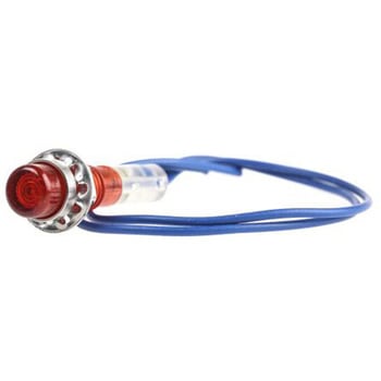 CAMDENBOSS パイロットランプ， 125V， 赤， 実装ホールサイズ:6.4mm， IND515205-125-T/RD CAMDENBOSS