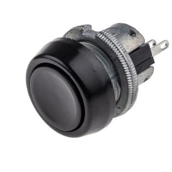 ITW Switches 押しボタンスイッチ， モーメンタリ， パネルマウント， SPDT， 76-9410/439088B ITW SWITCHES