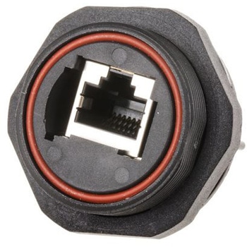 Bulgin RJ45 モジュラーコネクタ， メス， RJ45コネクタ， スルーホール実装， Cat5e， PX0839/90 BULGIN