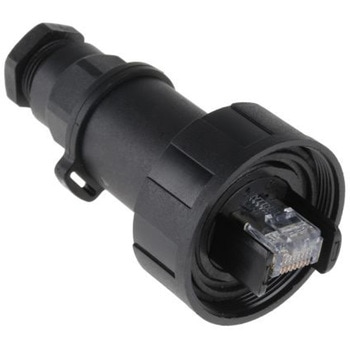Bulgin RJ45 モジュラーコネクタ， オス， RJ45コネクタ， ケーブルマウント， Cat5e， PX0834/B BULGIN