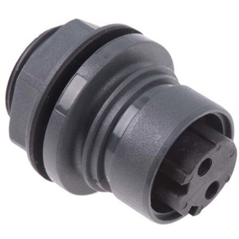 Bulgin 丸型コネクタ， 2極， 前面取り付け， PXP6012/02S/ST BULGIN