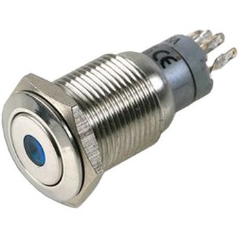 Bulgin 押しボタンスイッチ, ラッチ, パネルマウント, DPDT, MP0045/1E1BL012 BULGIN