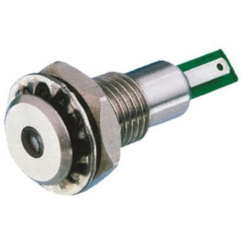 Bulgin パイロットランプ， 12V dc， 緑， 実装ホールサイズ:12.2mm， DX0505/GN/12 BULGIN